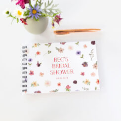 Rose Meadow Bridal Shower Guest Book