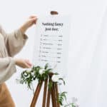 Fairytale Garden Wedding Order of Service Sign