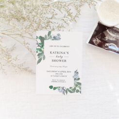 Dreamy Greenery Party Invitation