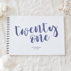Casual Luxe Birthday Guestbook