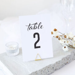 Just My Type Table Numbers