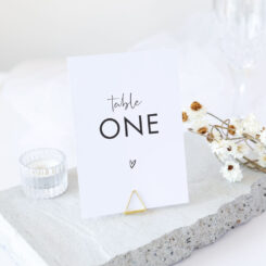 Mod Geometric Table Numbers